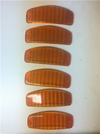 Nsu Prinz Plastica 1x Fanale Fanalino Anteriore Arancio Aric 11.47.30