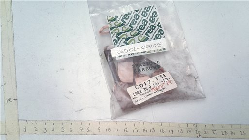 Spazzole motorino di aviamento 12v mm9x20c26 Ford TRANSIT (lucas 54255917) 