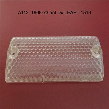 Plastica Fanale Fanalino Anteriore Destro Bianco Fiat A112 '69-'73 - Leart 1513
