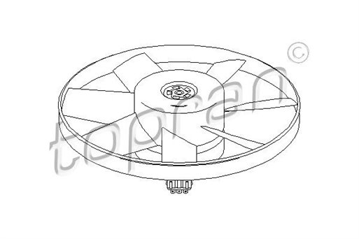 Ventola Raffreddamento 8 pale 2 poli 300w Audi A4 Ford Galaxy 8D0959455C