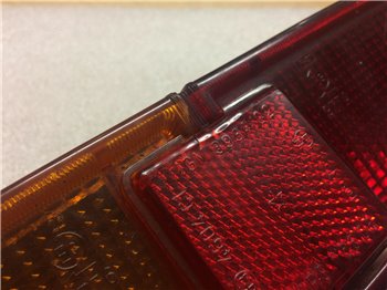 FIAT 128 SPECIAL - PAIR OF REAR LIGHTS WITH CHROME EDGE