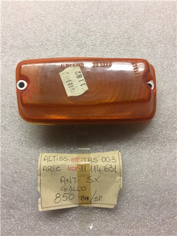 Fanale Fanalino Anteriore DESTO Arancio FIAT 850 - gecar