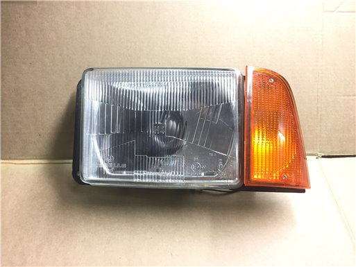 Innocenti Mini 120 - De Tomaso Faro Fanale Anteriore Sinistro completo H4 Carello