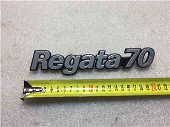 Fregio Scritta Logo in Plastica Fiat Regata "Regata 70"