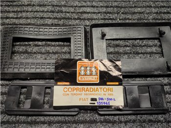 Copriradiatore Gomma Nero Fiat 500 / 500 L - Everest Gomma 131061