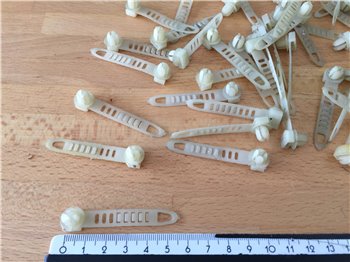 Kit 10 pz Fascetta Cavi Elettrici Auto Fiat Alfa Lancia Autobianchi - 5,5 cm