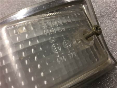 Plastica Fanale Fanalino Anteriore Destro Bianca - SEIMA 428C