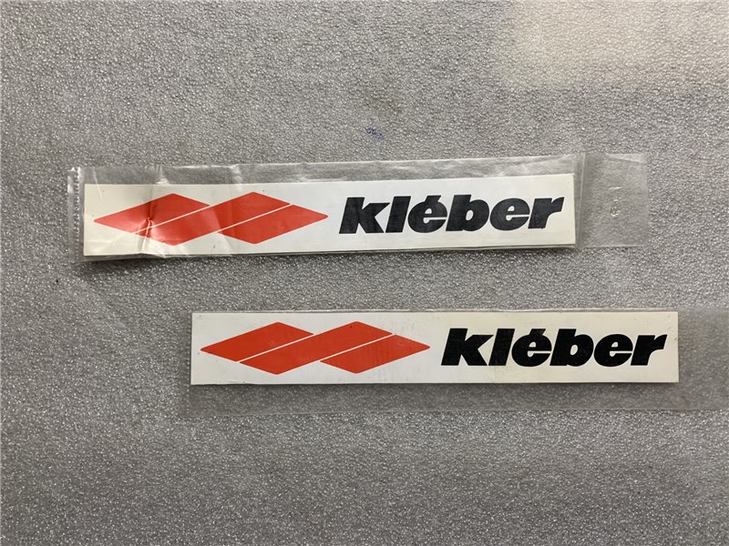 Coppia 2x Adesivo Sticker "kleber" Epoca Vintage Auto Moto 26cm Coppia 2x Adesivo Sticker "kleber" Epoca Vintage Auto Moto 26cm