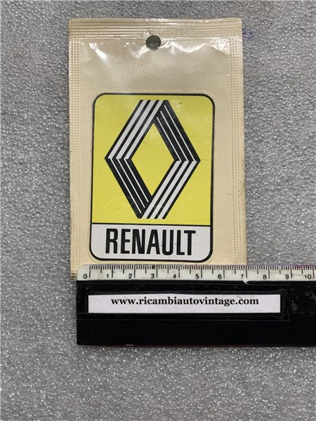 Adesivo Sticker "Renault" Epoca Vintage Auto Moto 55x75mm