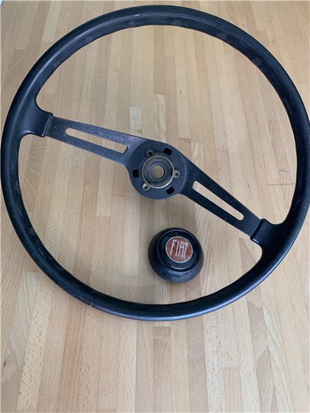Original Fiat 500 F L steering wheel - used - see details