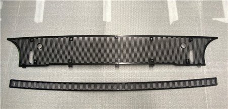 Simca 1301 Special Set Grille de masque avant supérieure + inférieure (2 pièces)