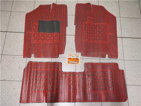 Set Tappeti in Gomma d'Epoca FIAT RITMO 2a Serie SEAT RONDA Rossi Superauto 389