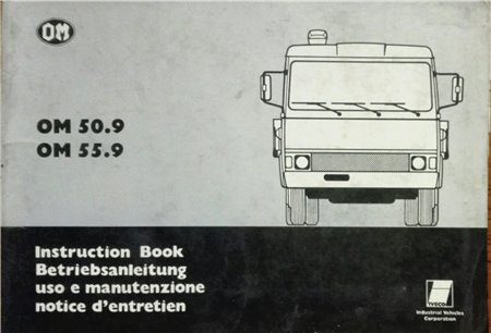 Libretto uso e manutenzione  "ITALIANO" OM 50/55.9 (1976)