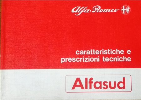 Caratteristiche e prescrizioni tecniche "ITALIANO" AlfaSud (1983)