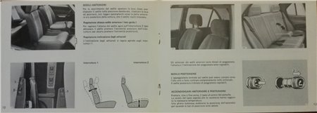 Manuel d'utilisation et d'entretien "ITALIEN" Alfetta quadrifoglio (1982)