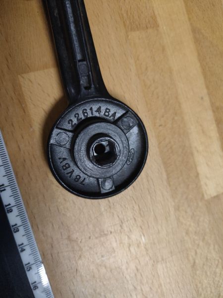 Maniglia interna Apriporta Metallo Nero Ford Transit MK2 1975-1978