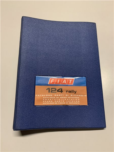 FIAT 124 RALLY Catalogo Parti Ricambio 2a Edizione 1973