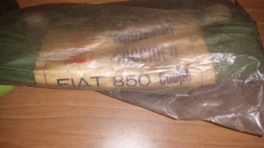 FIAT 850 COUPÉ - MASCHERINA IN GOMMA COPRI RADIATORE