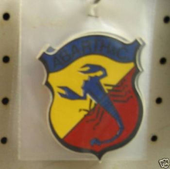 FIAT ABARTH - ADESIVO ORIGINALE CON SCRITTA ABARTH