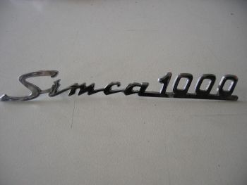 SIMCA 1000 - LOGO POSTERIORE