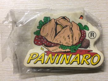 "PANINARO" ADESIVO AUTO ANNI 80 VINTAGE 7x10