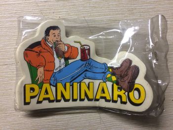 "PANINARO" ADESIVO AUTO ANNI 80 VINTAGE RARO - 7x10