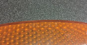 Fiat 850 T Familiare - Plastica Fanale Anteriore Arancione Veralux